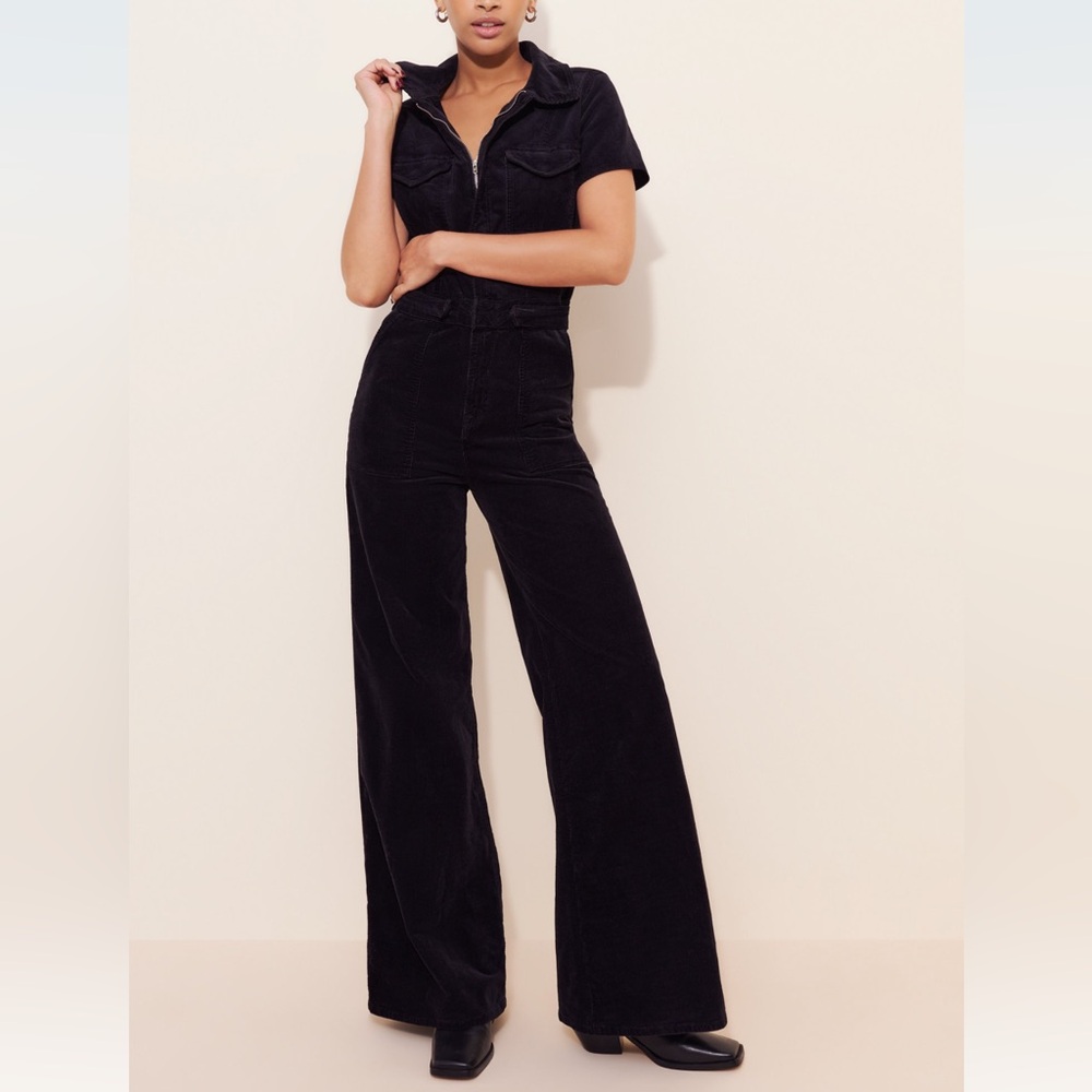 Good American Classic Black Jumpsuit